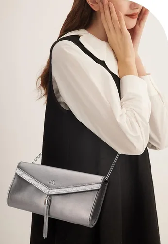 Miniatura 2 de Clutch Purse for Women GM LIKKIE Envelope Evening Clutch Handbag Crossbody Foldover PU Leather Shoulder Bag