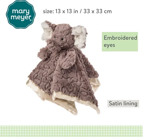 Miniatura 4 de Mary Meyer Baby Lovey Putty Nursery Manta de seguridad para recién nacidos y niños pequeños, juguete de animal de peluche suave para acurrucarse, 13