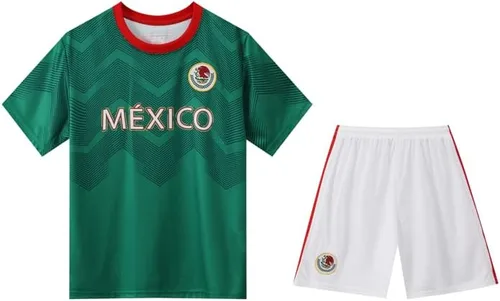 Dizi México Green Futbol Sports - Juego de camiseta de fútbol americano para niños y jóvenes