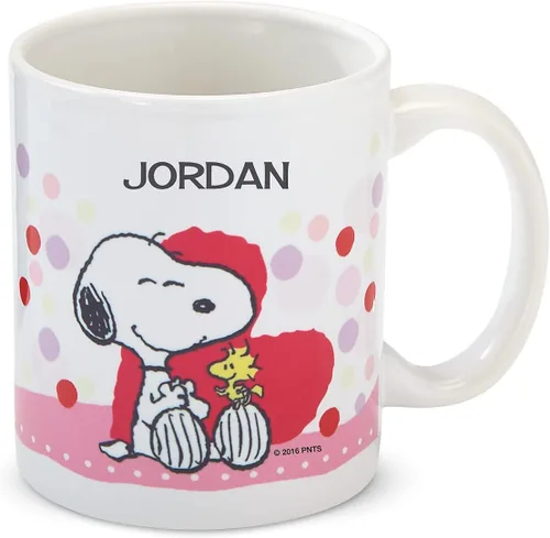 Miniatura 9 de Current Peanuts Snoopy & Woodstock - Taza de cerámica personalizada – Taza de café segura para microondas de 11 onzas, bonitas tazas de personajes