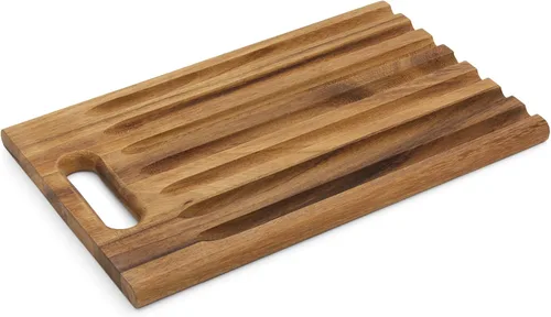 Miniatura 14 de Ironwood Gourmet 28330 Local 338 Bagel Miter, Madera de acacia, 7 x 5.5 x 2.5 pulgadas