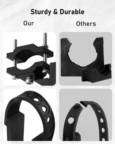 Miniatura 5 de Belinous Soporte para Armas UTV, Rack para Armas UTV Rack para Arco Soporte para Pala se Ajusta a Barras de Rollo de 1.75"- 2" Compatible