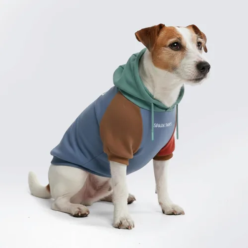 Miniatura 76 de Spark Paws Sudadera con capucha para perro, suéter de primera calidad para perros pequeños, medianos y grandes Trajes cálidos para bulldogs