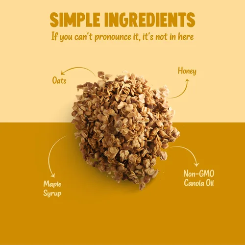 Miniatura 3 de Kellys Four Plus Granola Cereal Granola saludable de arce miel para yogur Snacks hechos a mano para el desayuno – 12 onzas