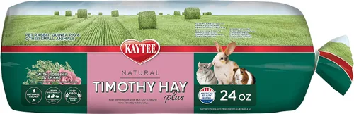 Miniatura 18 de Kaytee All Natural Timothy Hay Plus caléndulas para conejillos de indias, conejos y otros animales pequeños, 24 onzas