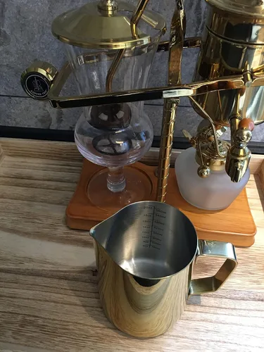 Miniatura 3 de Jarra de espuma de leche de 20 onzas, taza de acero inoxidable, perfecta para café con leche, capuchino, espumador de leche de acero inoxidable