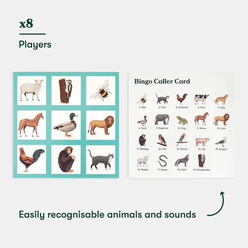 Miniatura 5 de Relish Animal Bingo Game - Productos para el Alzheimer y actividades de demencia, juegos de demencia y regalos para personas mayores y ancianos