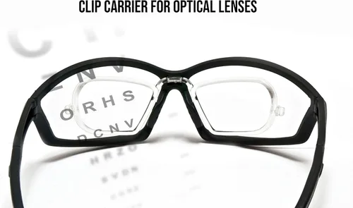 Miniatura 4 de Bertoni Gafas de sol de seguridad deportiva con adaptador óptico 100% protección UV a prueba de viento lente antivaho AF100 Italia