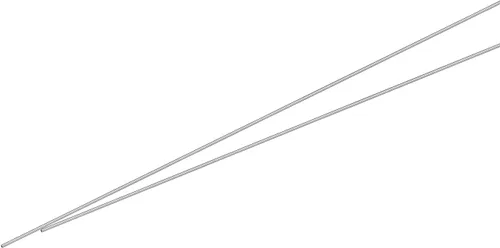 Miniatura 72 de uxcell Tubo capilar del acero inoxidable 304, tubería gruesa del metal de la longitud de la pared 820.2 ft m del OD 2.6 ft m x 0.3 ft m