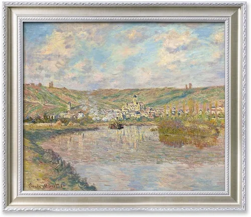 Miniatura 88 de IPIC - Reproducción artística de los lirios de agua de Claude Monet 1906, impresiones giclée coinciden con el marco dorado clásico, arte de pared