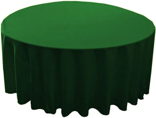 Miniatura 18 de LA Linen - Mantel redondo lavable de popelina de poliéster, resistente a manchas y arrugas, 51", mantel de tela para comedor, cocina, fiesta, Negro