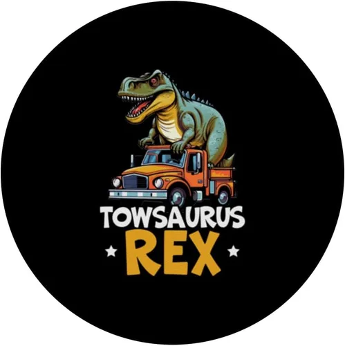 Miniatura 3 de Conductor de grúa orgulloso camionero remolque remolque remolque PopSockets intercambiables PopGrip