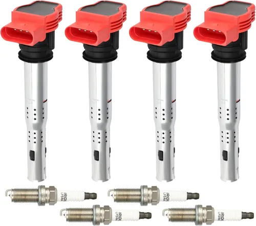 Miniatura 8 de OCPTY Paquetes de bobinas y bujía para UF529,06E905115E Compatible con 2010 para Audi para A3 1.8L/L4,2012-2016 para Volkswagen para Beetle 2.0L/L4
