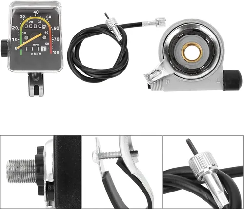 Miniatura 4 de Velocímetro de bicicleta, odómetro de bicicleta impermeable MPH, velocímetro de ciclismo, computadora de bicicleta de montaña, tabla de códigos