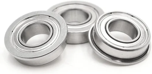 SSIMOO Rodamiento de copa de brida con brida en el anillo exterior MF126ZZ MF126-2Z 6 x 12 * 4, MF95ZZ MF95-2Z 5 * 9 * 3, F624ZZ F624-2Z 4 * 13 * 5