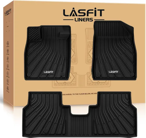 Miniatura 24 de LASFIT - Tapete de carga 3D para maletero de Volkswagen VW2018-2024 (ajuste 5 asientos), protección para todo tipo de clima, tapete de TPE de alta