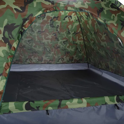 Miniatura 3 de HOBBN - Tienda de campaña de camuflaje para 3 – 4 personas, tela impermeable para mochileros, tiendas de campaña familiares, para senderismo