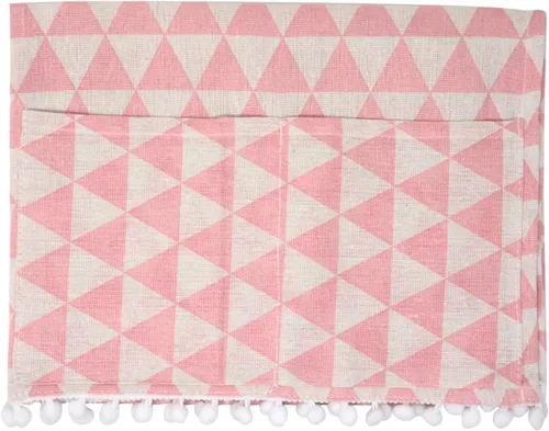 Miniatura 5 de yueton Funda para horno de microondas, color rosa, a prueba de polvo, funda de algodón y lino, protector de electrodomésticos para el hogar