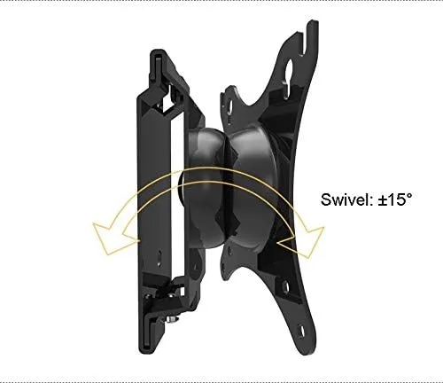 Miniatura 5 de LG315 - Soporte de pared para TV de movimiento completo de 32 pulgadas, giratorio de 360 grados para pantallas LCD LED de 15 a 27 pulgadas, diseño