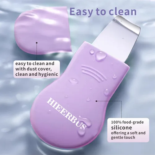 Miniatura 7 de Herramienta removedora de puntos negros, espátula facial de silicona, cepillo raspador de poros nasales 2 en 1 para limpieza profunda, espátula