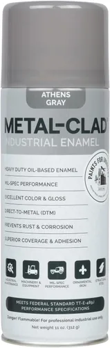 Miniatura 25 de Aerosol de galvanizado en frío de alto brillo de Paints For Industry - Pintura en aerosol de esmalte industrial para acero y metal - Caja de 12