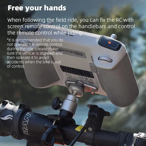 Miniatura 4 de Soporte para bicicleta con control remoto para bicicleta, clip de bicicleta ajustable, clip de abrazadera para manillar, soporte de controlador RC