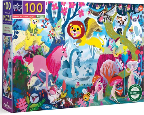 Miniatura 11 de eeBoo Rompecabezas de 100 piezas para niños, mapa del mundo, con temática de geografía, piezas grandes para manos pequeñas para desarrollar
