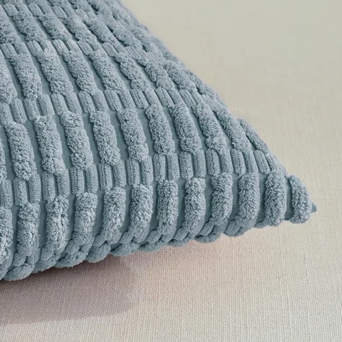 Miniatura 52 de Fancy Homi - Paquete de 2 fundas de almohada decorativas de color taupe de 22 x 22 pulgadas para sala de estar, sofá, cama, estilo rústico, bohemio