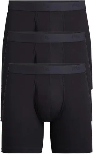 MeUndies Calzoncillos tipo bóxer de algodón elástico para hombre con bragueta - Ropa interior para hombre - Paquete de 3 - Tela exclusiva de Tienda