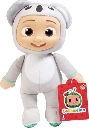 Miniatura 3 de CoComelon Paquete de 2 peluches JJ de león y koala de 8 pulgadas, con licencia oficial, juguetes de peluche suaves y esponjosos, regalo para niños