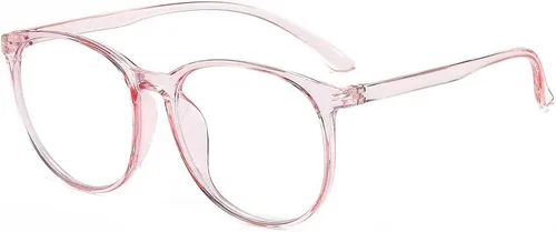 Miniatura 2 de Gafas transparentes para computadora, marco para mujeres y hombres, anti luz azul, redondos, lentes opacos, lentes ópticos