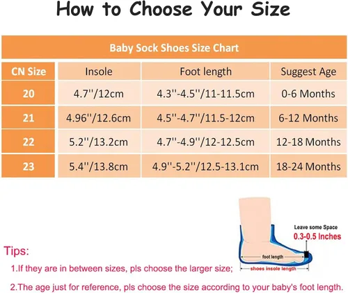Miniatura 2 de Baby Sock Shoes Toddler Cartoon Rubber Sole Soft Non Slip Floor Slipper for Infant Boys Girls First Walking Indoor Baby Shoes