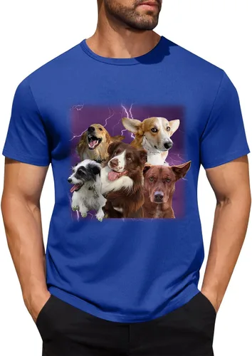 Miniatura 29 de Camisetas personalizadas para hombre, camiseta personalizada con fotos, imagen de mascota, camiseta unisex, diseña tu propio regalo divertido