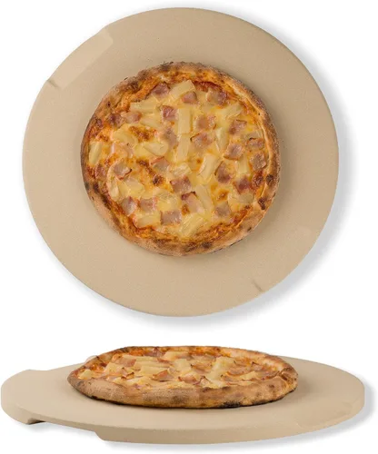 Miniatura 11 de Piedra de pizza grande, piedra rectangular de pizza de 16 x 14 pulgadas para horno, parrilla, barbacoa, piedra para hornear para pan de pizza