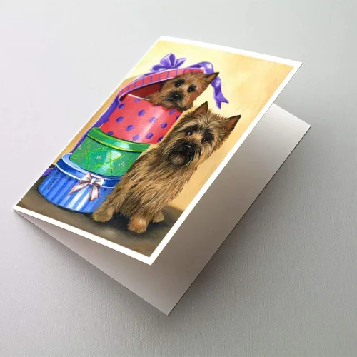 Miniatura 157 de Caroline's Treasures PPP3013GCA7P - Tarjetas de felicitación y sobres para mascotas de Basset Hound Teacher, paquete de 8 tarjetas en blanco