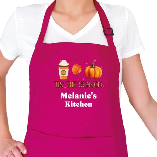 Miniatura 5 de Delantales de Halloween personalizados para mujer, delantal de otoño y otoño, regalo único de cocina para Acción de Gracias, Navidad, Delantales