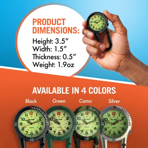 Miniatura 7 de Reloj unisex con correa que brilla en la oscuridad