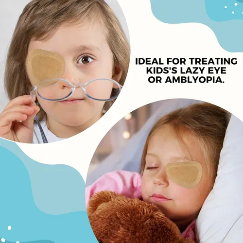 Miniatura 3 de 50 parches adhesivos para los ojos, parches para los ojos para adultos, parche desechable sin látex, vendajes adhesivos para bebés, niños y niñas