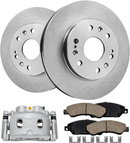 Miniatura 30 de Detroit Axle - Rotores de freno para Chrysler 200 2015 2016 2017, Rotores de freno de disco de reemplazo: 12.01" pulgadas delantero y 10.95