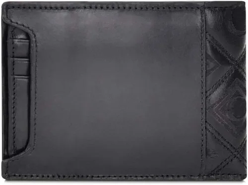 Miniatura 3 de Cuadra Cartera para hombre en piel auténtica color negro talla única Negro