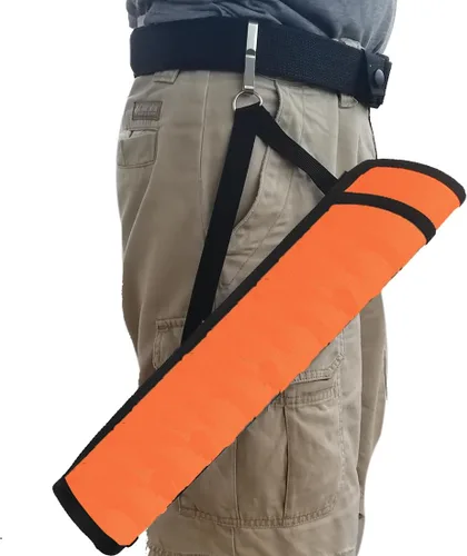 Miniatura 8 de Arco ballesta pernos flecha tubo cadera carcaj cintura colgado llevar bolsa para 18" 20" 22" flechas