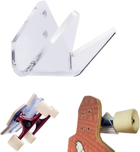 Miniatura 5 de Soporte de pared para monopatín, soporte de pared para patineta, estante de exhibición de montaje en pared, estante de montaje en pared