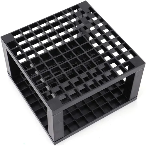 Miniatura 7 de Foraineam Paquete de 4 soportes para lápices y pinceles de 96 agujeros, organizador de escritorio de plástico para lápices, bolígrafos, pinceles