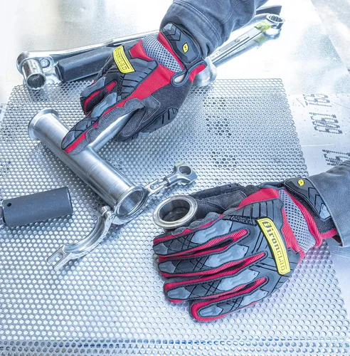 Miniatura 4 de Ironclad Command Impact 360 Cut A6 Guantes de trabajo; Guantes de pantalla táctil con palma y dedos conductivos, protección contra impactos, lavable