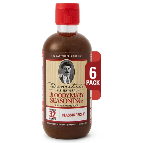 Miniatura 11 de Demitri's Bloody Mary Seasoning Chilies & Peppers – Spicy Bloody Mary Mix – Mezclador concentrado – Sabor intenso – Perfecto para fiestas de brunch