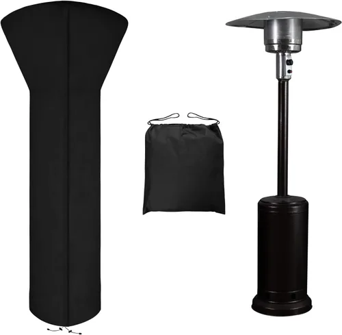 Miniatura 17 de Easy-Going Funda para calentador de patio con cremallera y bolsa de almacenamiento, cubierta impermeable para calentador de exterior, a prueba