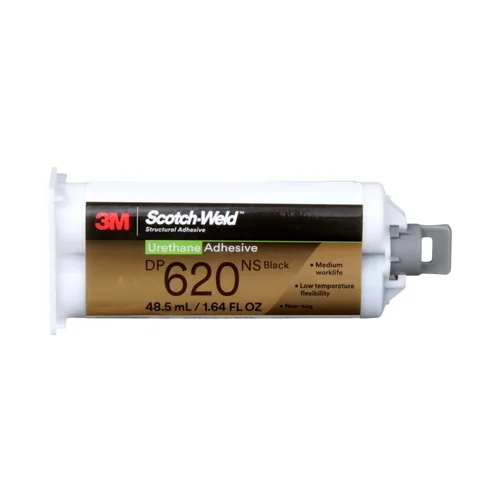 Miniatura 8 de 3M Scotch-Weld - Adhesivo de uretano DP620NS, negro, 1.6 fl oz Duo-Pak, 1 cada uno, sin hundimiento, curado rápido, establece uniones resistentes
