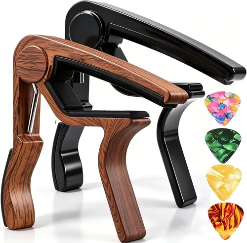 Miniatura 9 de Guitarra Capo Guitarra Abrazadera Kapo para Bajo Eléctrico Acústico Ukelele