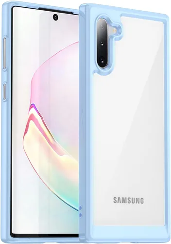 Miniatura 8 de Funda para Samsung Galaxy Note 10 [360 parachoques de goma completa y cubierta trasera transparente de PC] a prueba de golpes dura ultrafina funda