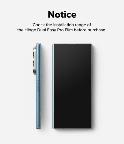 Miniatura 7 de Ringke Hinge Dual Easy Pro Film compatible con Samsung Galaxy Z Fold 7 Protector de bisagra (no protector de pantalla), cubierta adhesiva de TPU